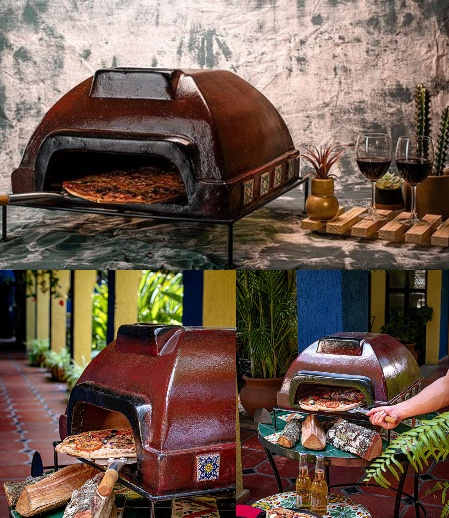 Four À Pizza D'Extérieur Au Feu De Bois Etna Talavera … destiné Pizza Jardin Duque De Sesto