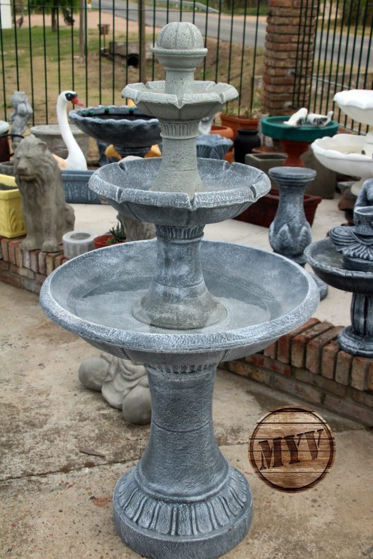 Fuente Agua 1.5M En Hormigón – $ 9.250,00 En Mercado Libre concernant Fuentes De Agua Para Jardin Precios