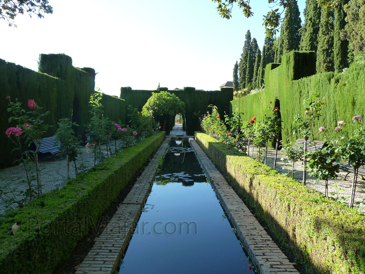 Granada 124 - Alhambra - Jardines Del Generalife | Portal ... pour Los Jardines Del Generalife