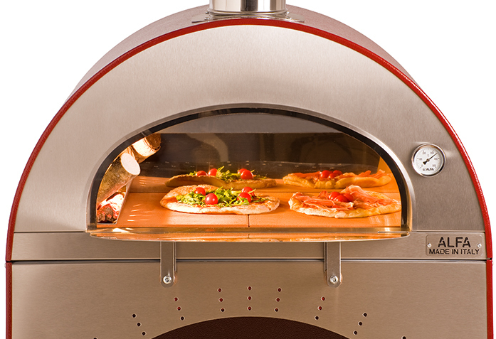 Horno De Leña Pizza &amp; Brace Rojo - The Barbecue Store España concernant Pizza Jardin Precios