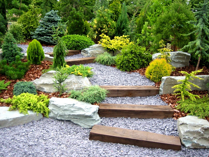 Ideas Para Diseñar Un Jardín Con Piedras serapportantà Jardines Decorados Con Piedra