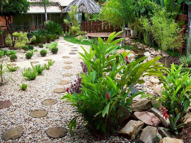 Ideas Para Jardines Pequeños Con Piedra (9) | Curso De … serapportantà Jardines Pequeños Con Piedras