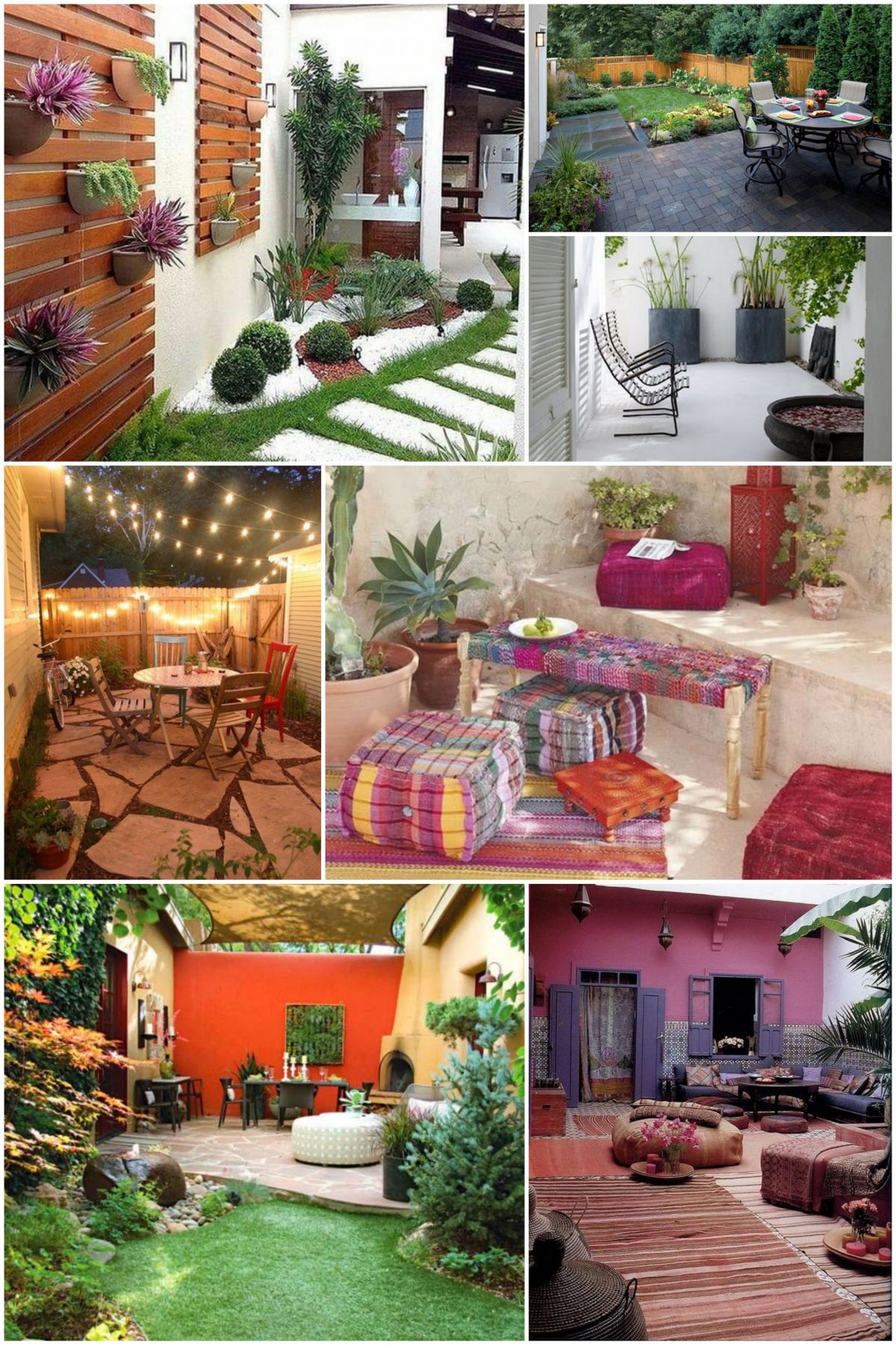 Ideas Para Patios Pequeños. Decoración De Jardines ... avec Jardines Pequeños Interiores