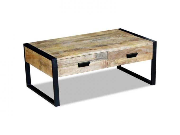 Inedit Consoles Reference Abuja Table Basse Avec 2 Tiroirs … à Console Extensible Auchan
