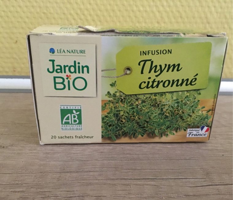 Infusion Thym Citronné – Jardin Bio' – 20 Sachets De 1,5G … concernant Infusion Nuit Paisible Jardin Bio