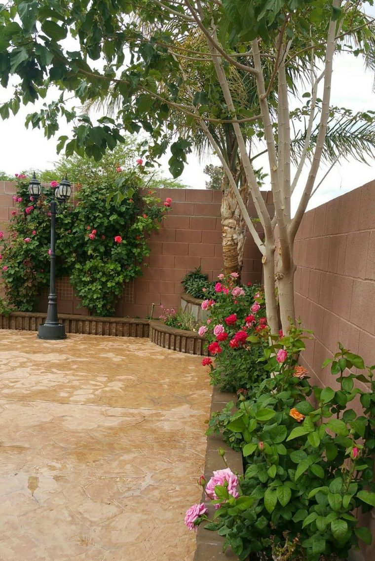 Jardín Con Rosas | Jardin Con Rosales, Jardines … encequiconcerne Jardines Con Flores