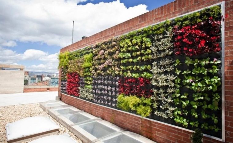 Jardín Vertical Muro Vivo 49 Macetas Por Metro Cuadrado … à Jardines En Paredes Verticales