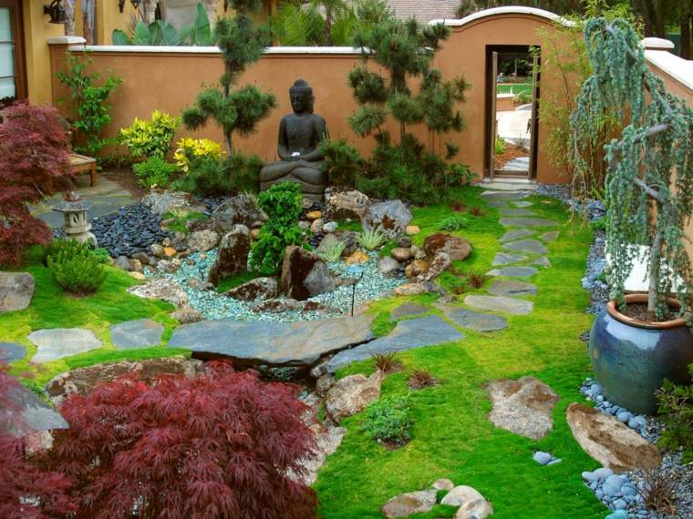 Jardin Zen Exterior – Ideas Paisajísticas Que Relajan La … serapportantà Que Es Un Jardin Zen
