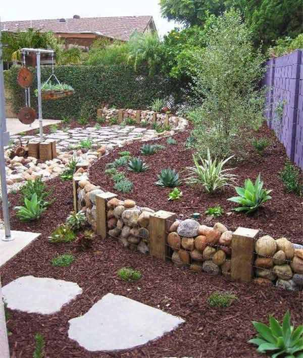 Jardines-Decorados-Con-Rocas-Y-Piedras (20) | Curso De ... concernant Diseño De Jardin Con Piedras
