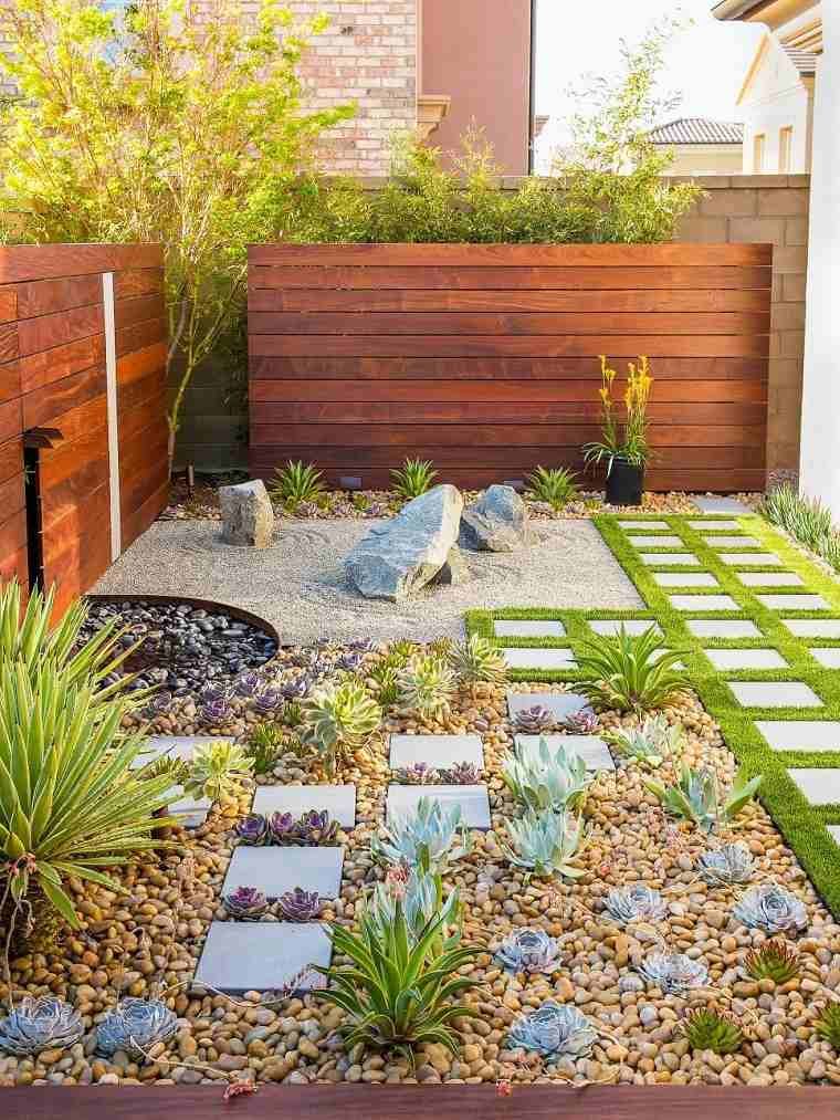 Jardines Pequeños Con Piedras - Ideas Para El Diseño De ... encequiconcerne Diseño De Jardin Con Piedras