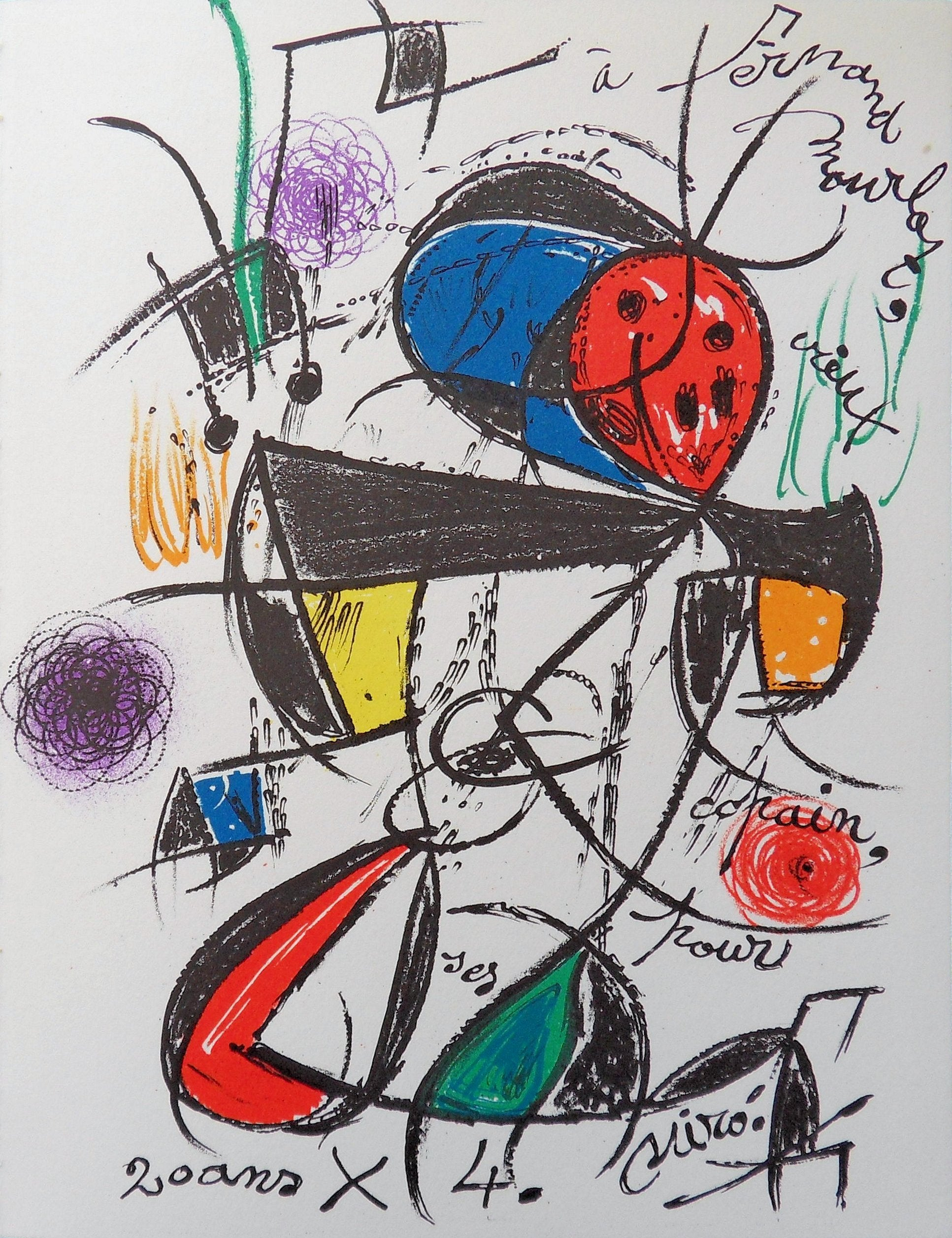 Joan Miró - Maravillas Con Variaciones Acrosticas En El ... dedans El Jardin De Joan Miro