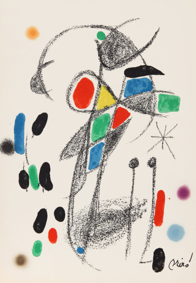 Joan Miró | Maravillas Con Variaciones Acrosticas En El ... destiné El Jardin De Joan Miro