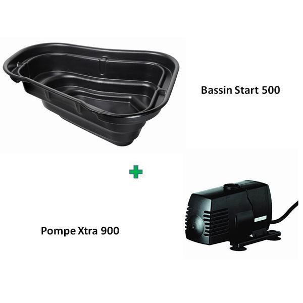 Kit Bassin Start 500 + Pompe Xtra 900 – Achat / Vente … pour Bassin De Jardin 500 Litres