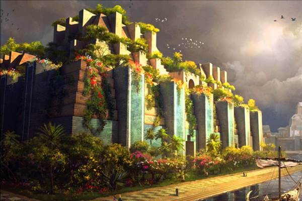 Las 7 Maravillas Del Mundo Antiguo - Historia Y Evolución ️ concernant Los Jardines De Babilonia