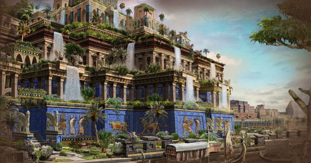 Las Siete Maravillas Del Mundo Antiguo: Los Jardines ... encequiconcerne Jardin De Babilonia