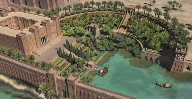 Los #Jardines Colgantes De #Babilonia: Construidos Quizá … à Jardines Colgantes Babilonia