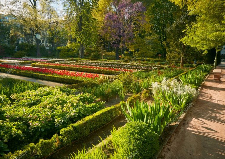 Madrid Botanic Garden – Real Jardin Botanico. — Stock … concernant Jardín Botanico Madrid