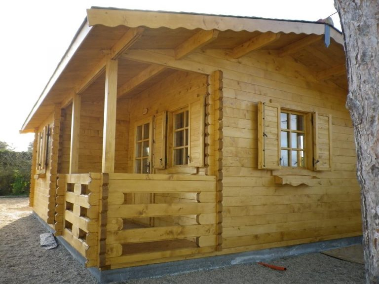 Maison En Bois En Kit 70M2 - Le Meilleur Des Maisons Bois ... destiné Hedonia Chalet