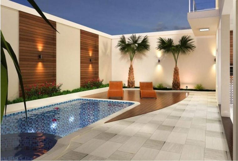 Modern Home Design 12X30 Meters 3 Bedrooms – Home Design … avec Jardines De Casas Pequeñas