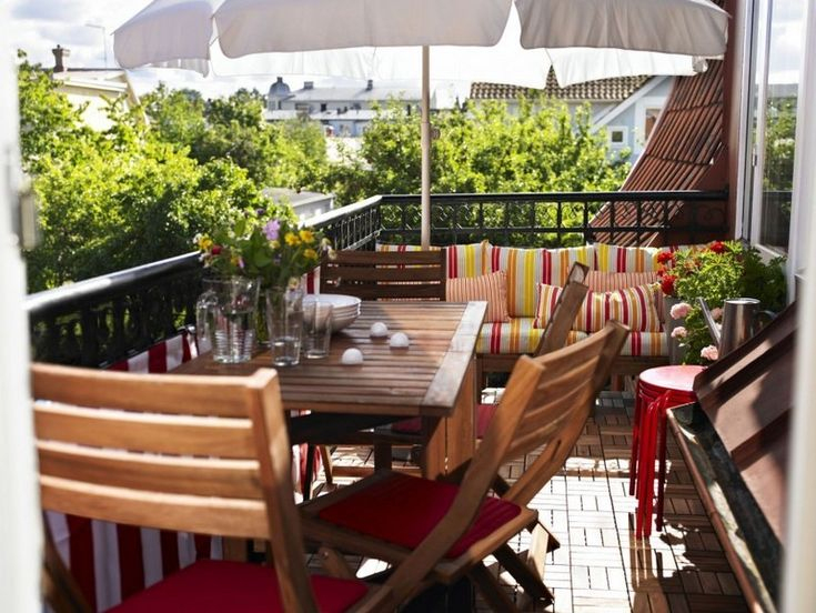 Muebles Bonitos Para El Balcón O La Terraza Moderna … à Muebles Para Jardin Ikea