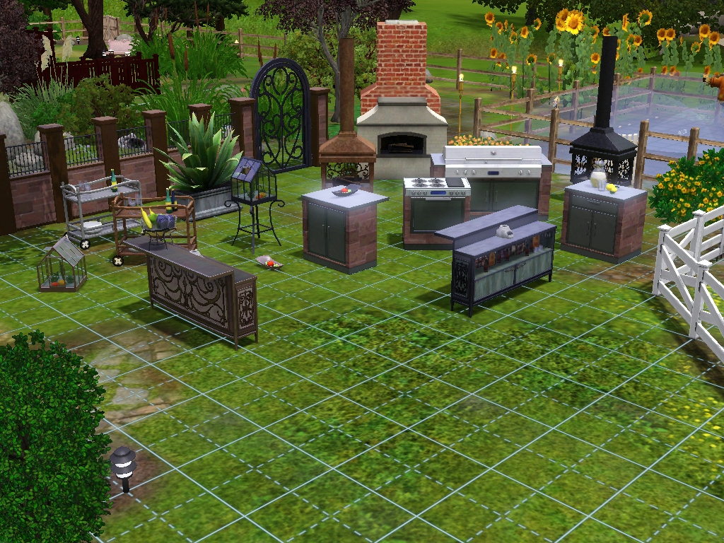 My Sims 3 Blog: New Sims 3 Outdoor Living Stuff Screens concernant Serial Sims 3 Patios Y Jardines