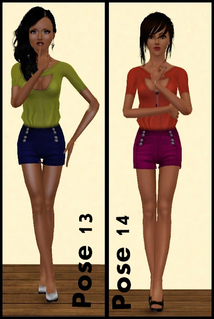 My Sims 3 Poses: Simple Model Pose Pack By Rae à Comment Poser Borderfix