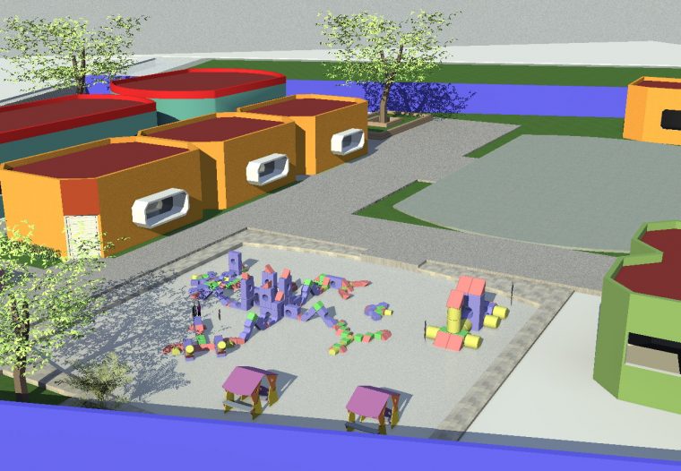 O+M.arquitectura: Jardín De Niños – Langari :) avec Jardines Para Niños
