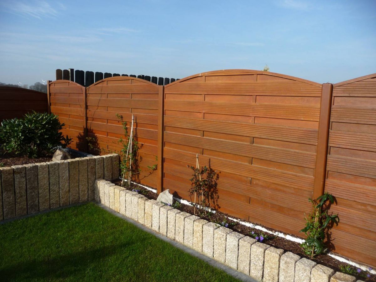Panneau De Bois Pour Cloture - Aluminium, Métal Et Plus dedans Cloture De Jardin Aluminium