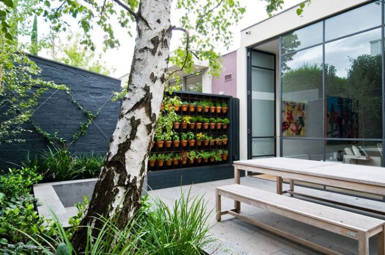 Patios Modernos | Estilos Deco serapportantà Diseño De Jardines Interiores Modernos