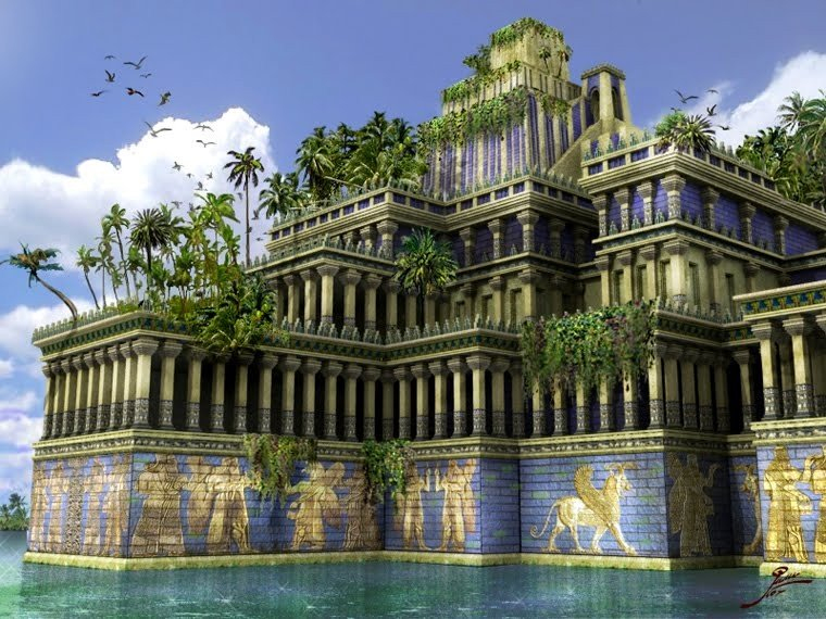 Patrimonio De La Humanidad Y Las Maravillas Del Mundo tout Jardines Colgantes De Babilonia Fotos