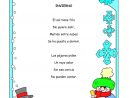 Pin En Poema (Invierno) avec Poesias Cortas Para Niños De Jardin