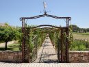 Portail Fer Forgé Fréjus, Clos Des Roses, Portail Et ... concernant Arche De Jardin En Acier Plein