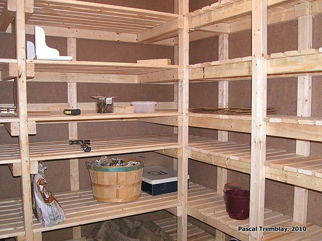 Positive Cold Room Plan – Food Storage Shelves And … pour Etagere Cabanon