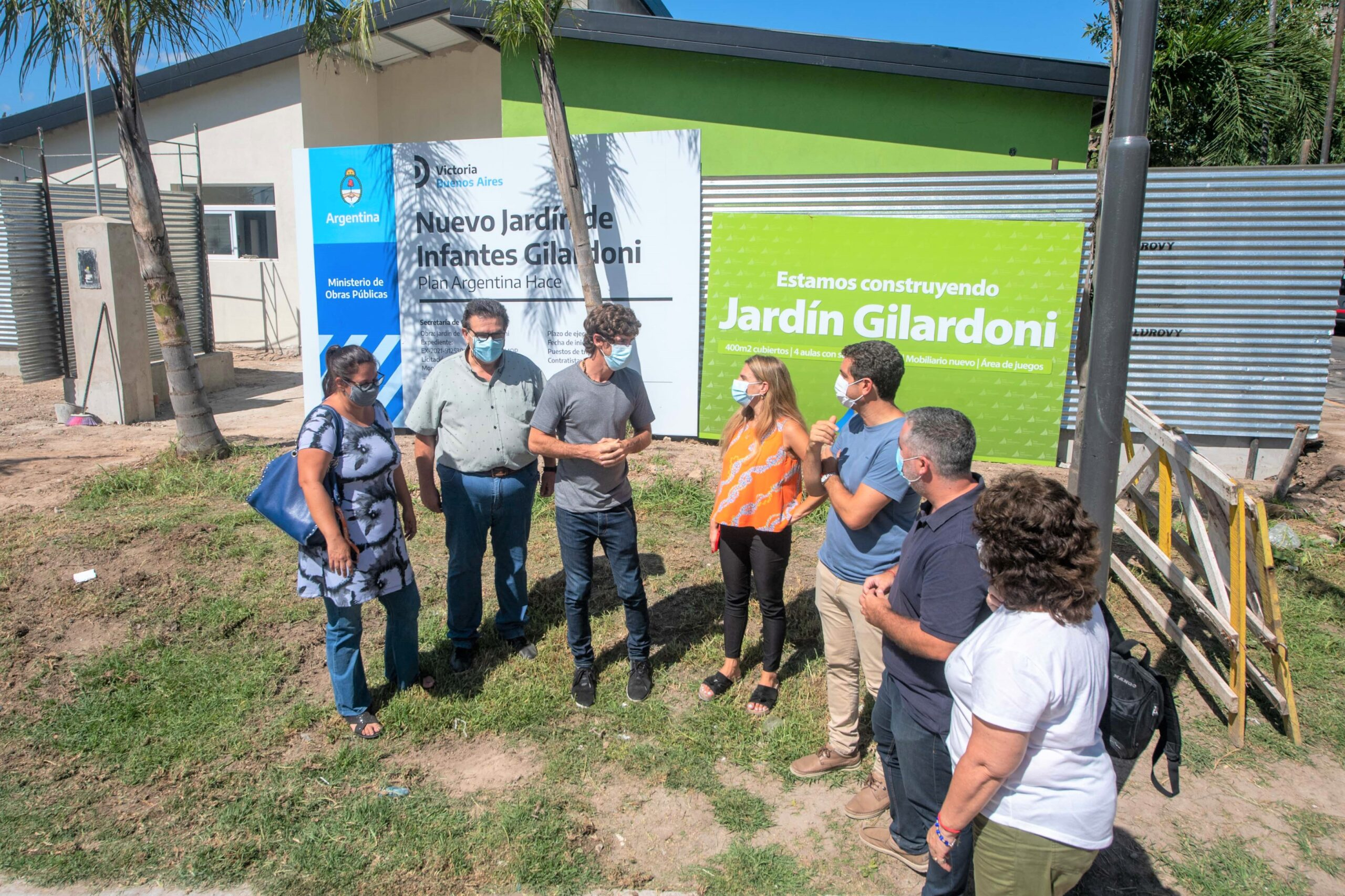 San Fernando: Juan Andreotti Recorrió La Construcción Del ... concernant Guarderia El Jardin San Fernando