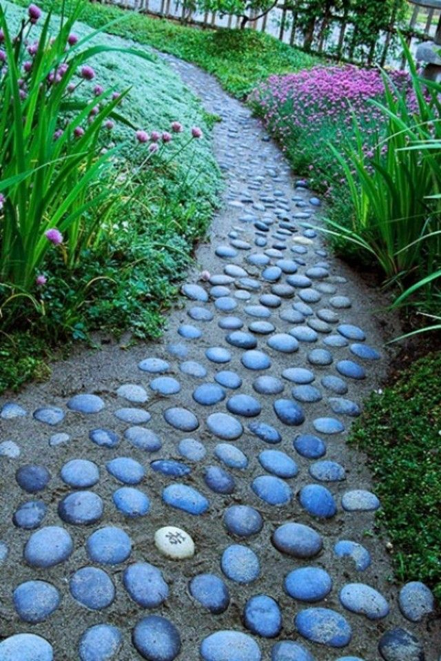 Senderos De Piedra Para Jardines Naturales | Garden Paths ... intérieur Caminos De Piedra En Jardines