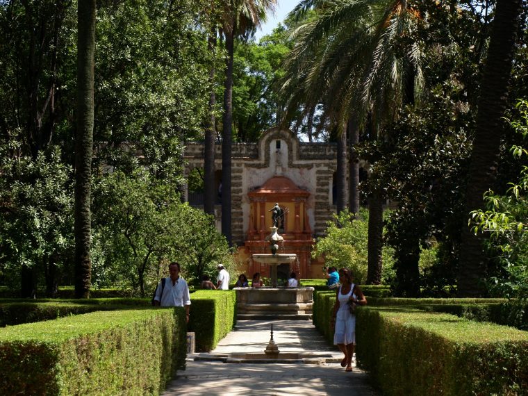Sevilla Daily Photo: Alcázar (32): El Jardín De Las Damas encequiconcerne Jardines Alcazar Sevilla