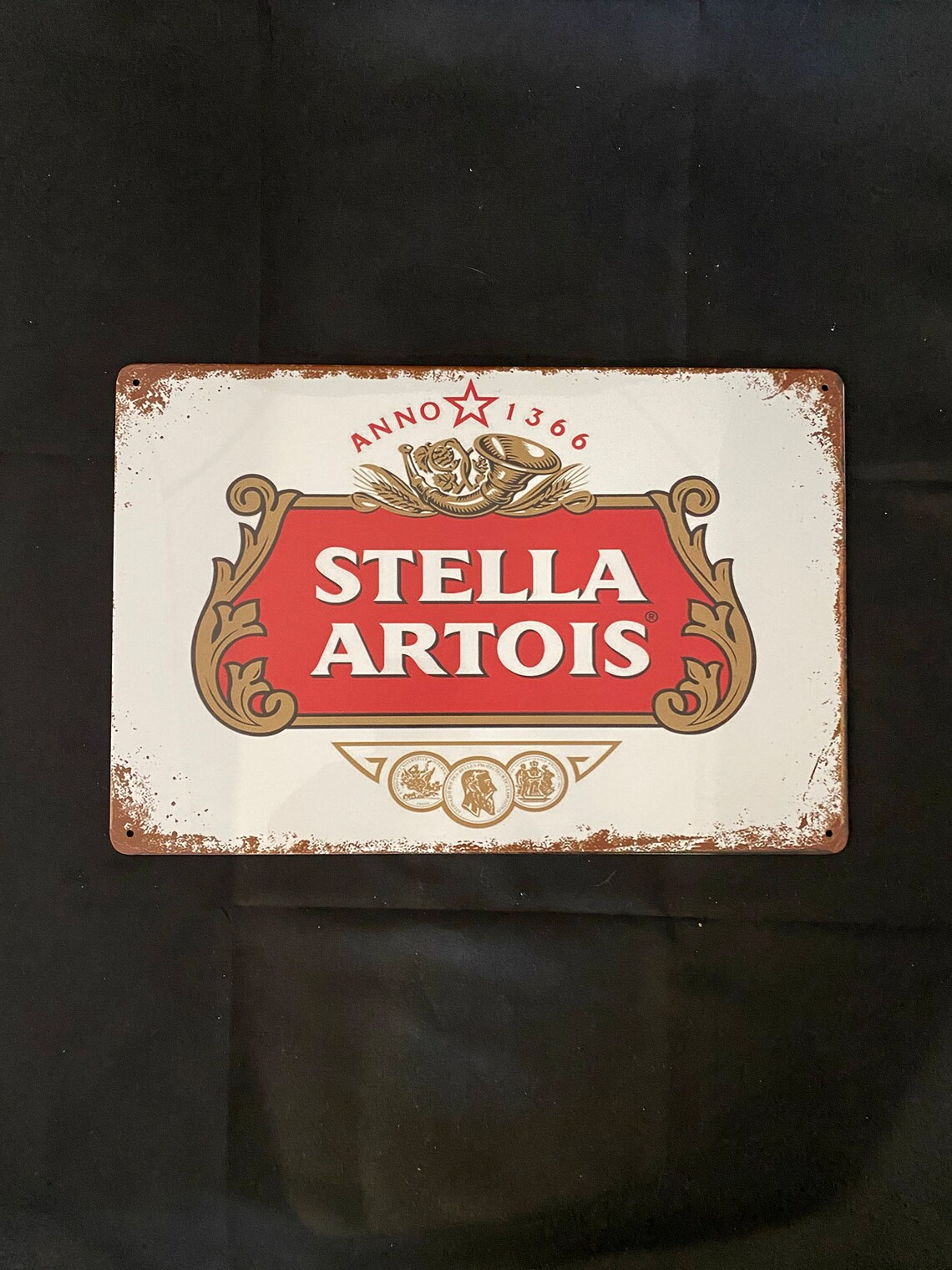Stella Artois Beer Vintage Antique Collectible Tin Sign ... encequiconcerne Métal Artois