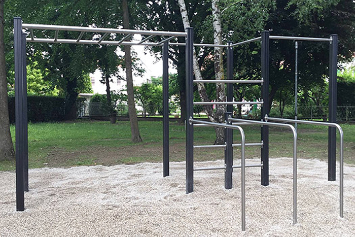 Street Workout Outdoor Fitness Equipment | Proludic | Esi … serapportantà Street Workout Structure