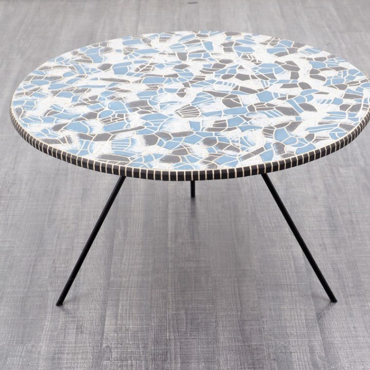 Table Basse Mosaique Vintage – Tendancesdesign.fr destiné Table Mosaique Occasion