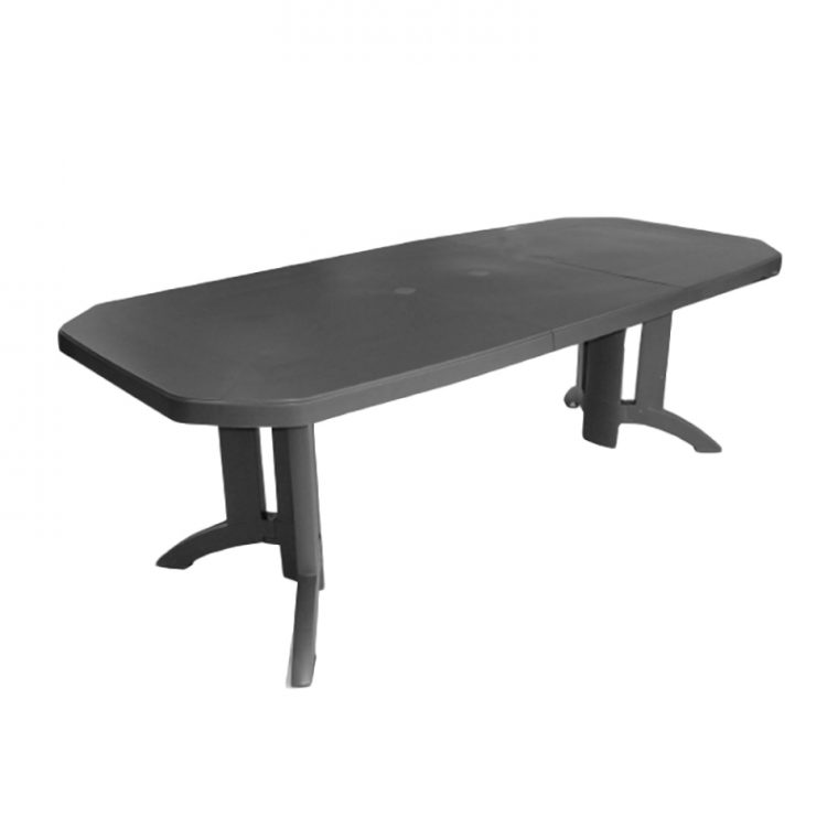 Table De Jardin Grosfillex Vega 165-220X100 Cm Pas Cher … destiné Table Grosfillex Vega Auchan