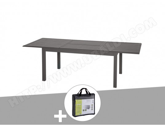 Table Extensible Rectangulaire Azua Alu 6/10 Places Tonka … intérieur Brouette Intermarché
