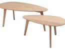 Tables Basses Chêne (Lot De 2) Artik - Miliboo | Table ... intérieur Table Haute Jysk