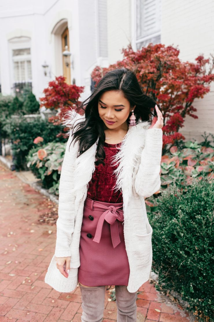 Touch Of Glam :: Faux Fur Sweater & Trench Skirt – Color … concernant Lidl Asheville