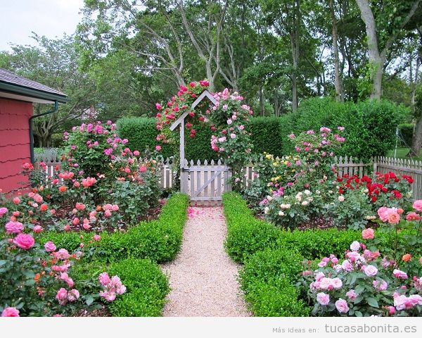 Un Jardín Con Rosas – Tu Casa Bonita pour Jardines Con Flores