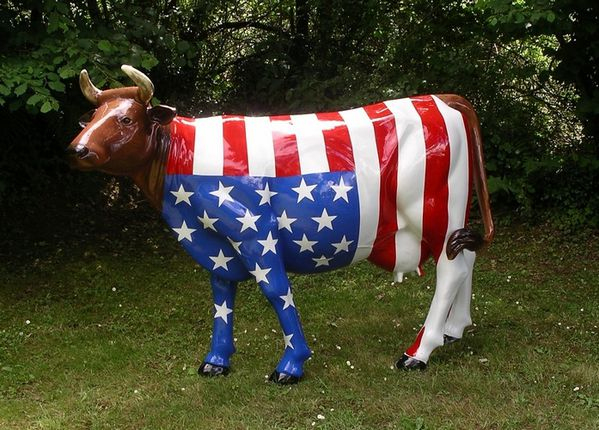 Vache Grandeur Nature En Résine Américaine - Animaux Et ... à Vache Resine Grandeur Nature Occasion