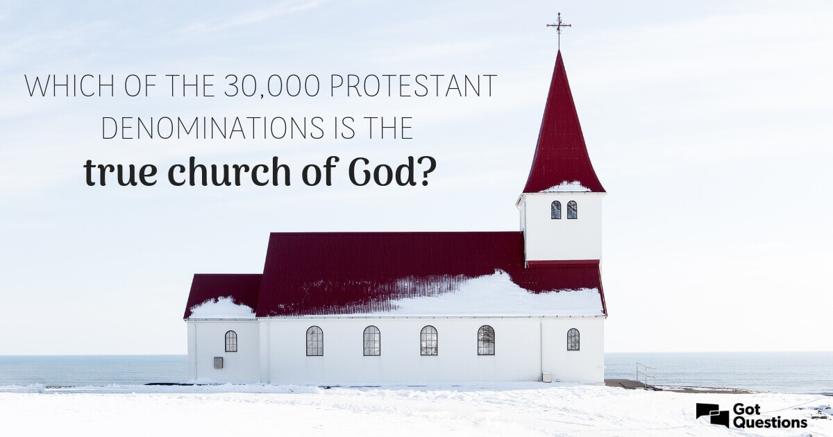 Which Of The 30,000 Protestant Denominations Is The True ... dedans Prodestine