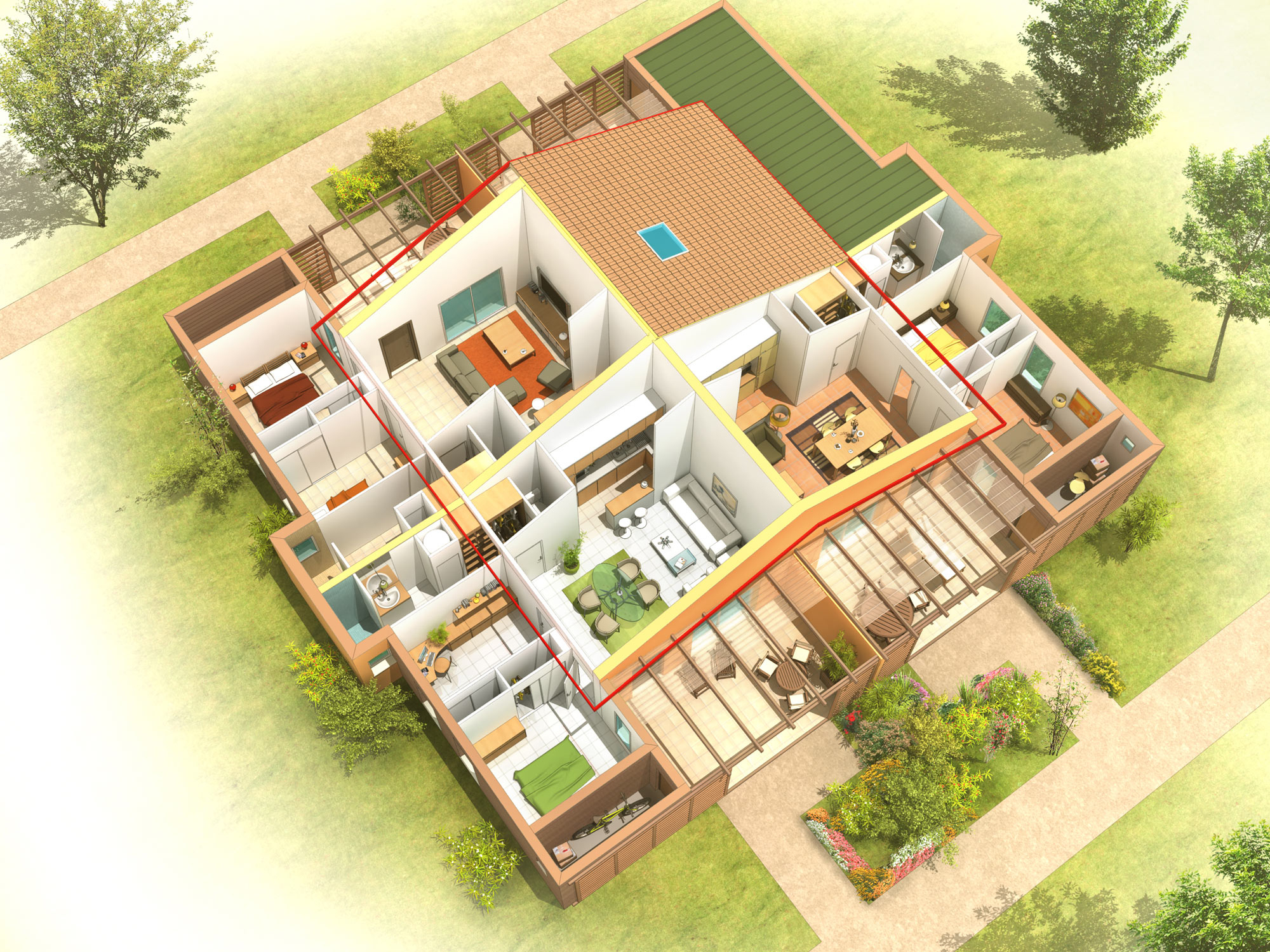 12 Beneficial Owsom Plan 3D Maison De Luxe | Maison Decor serapportantà Décoration Maison Moderne Villa 3 Chambres