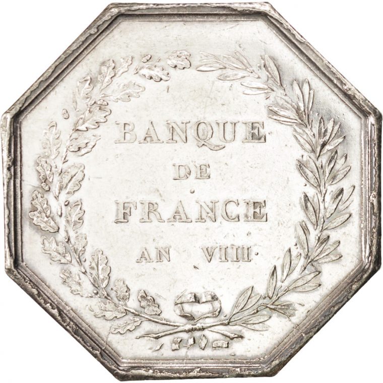 #400758 Banque De France, Jeton : Ttb+, Dumarest, Jeton , De 51 À 150 … destiné Décoration Murale Auprès De La Banque