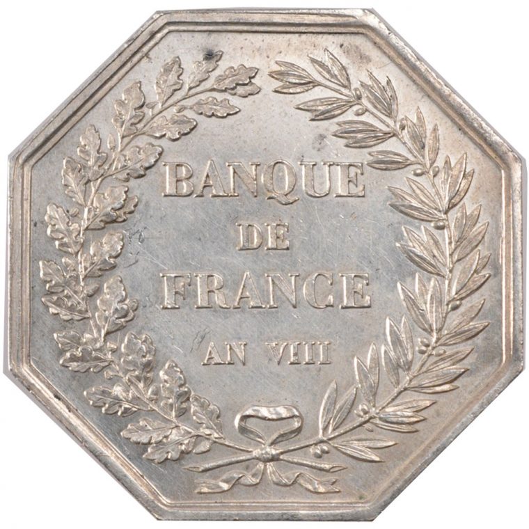 #70106 Banque De France, Jeton : Sup, Jeton , De 16 À 50 Euros, Argent … dedans Décoration Murale Auprès De La Banque