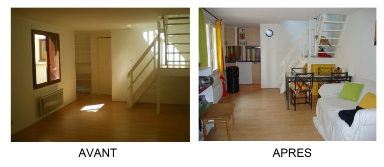 Avant Apres Studio – Photo De Avant / Après – Au 42 Home concernant Décoration Murale Avant Après